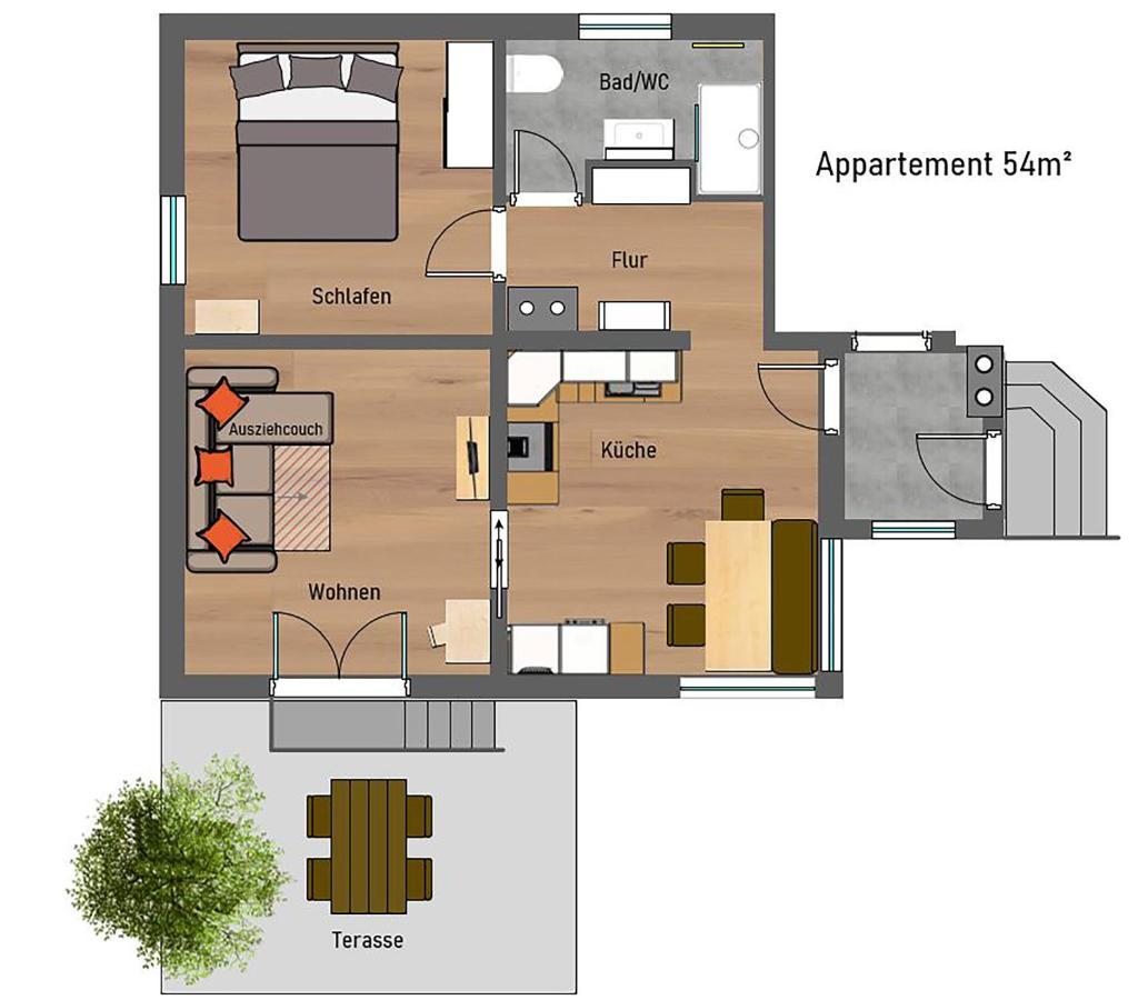 Ferienwohnung Wallner Niedernsill Exterior foto